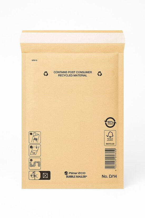 ECO Burbuļaploksnes ar papīra pārklājumu | brūnas