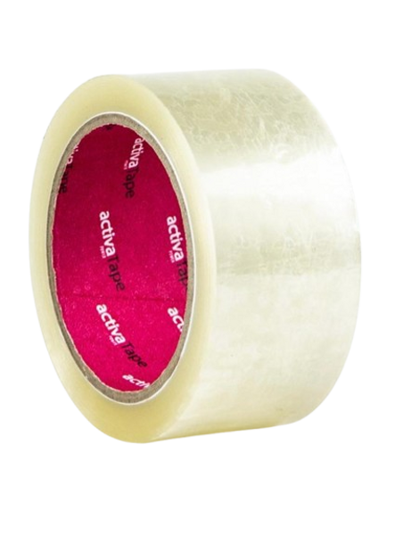 Iepakošanas līmlente 48mm x 66m, caurspīdīga, 50µm, POWER